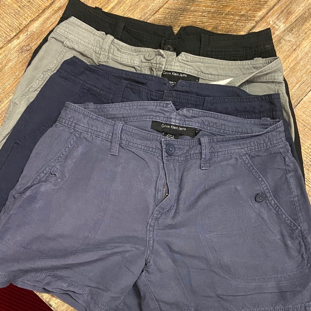 Calvin Klein Women's Shorts - Black, Gray, Navy